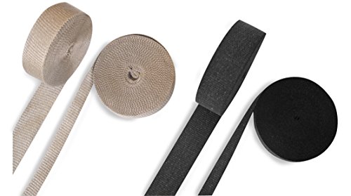 Helix Racing Products 526-1000 Exhaust Wrap 1 Inch x 25 Feet Black