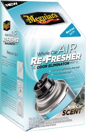 Meguiars G16402 Air Re-Fresher Odor Eliminator Mist New Car Scent