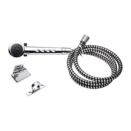Dura Faucet DFSA130CP Economy Single Function Handheld Shower Wand with 60" Hose Kit Chrome