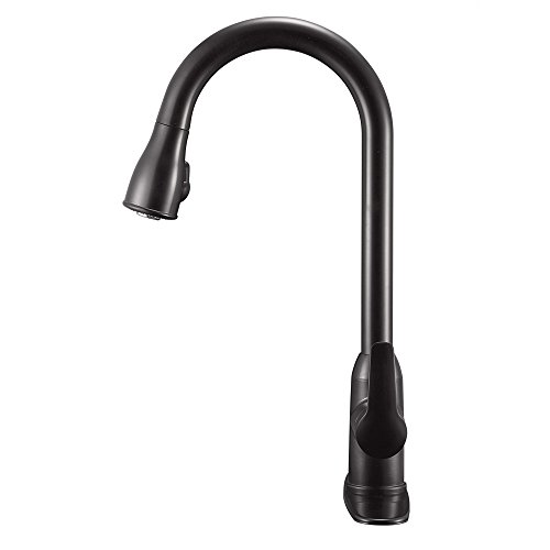 Dura Faucet DFNMK508VB RV Single Handle Pull-Down Kitchen Faucet Venetian Bronze