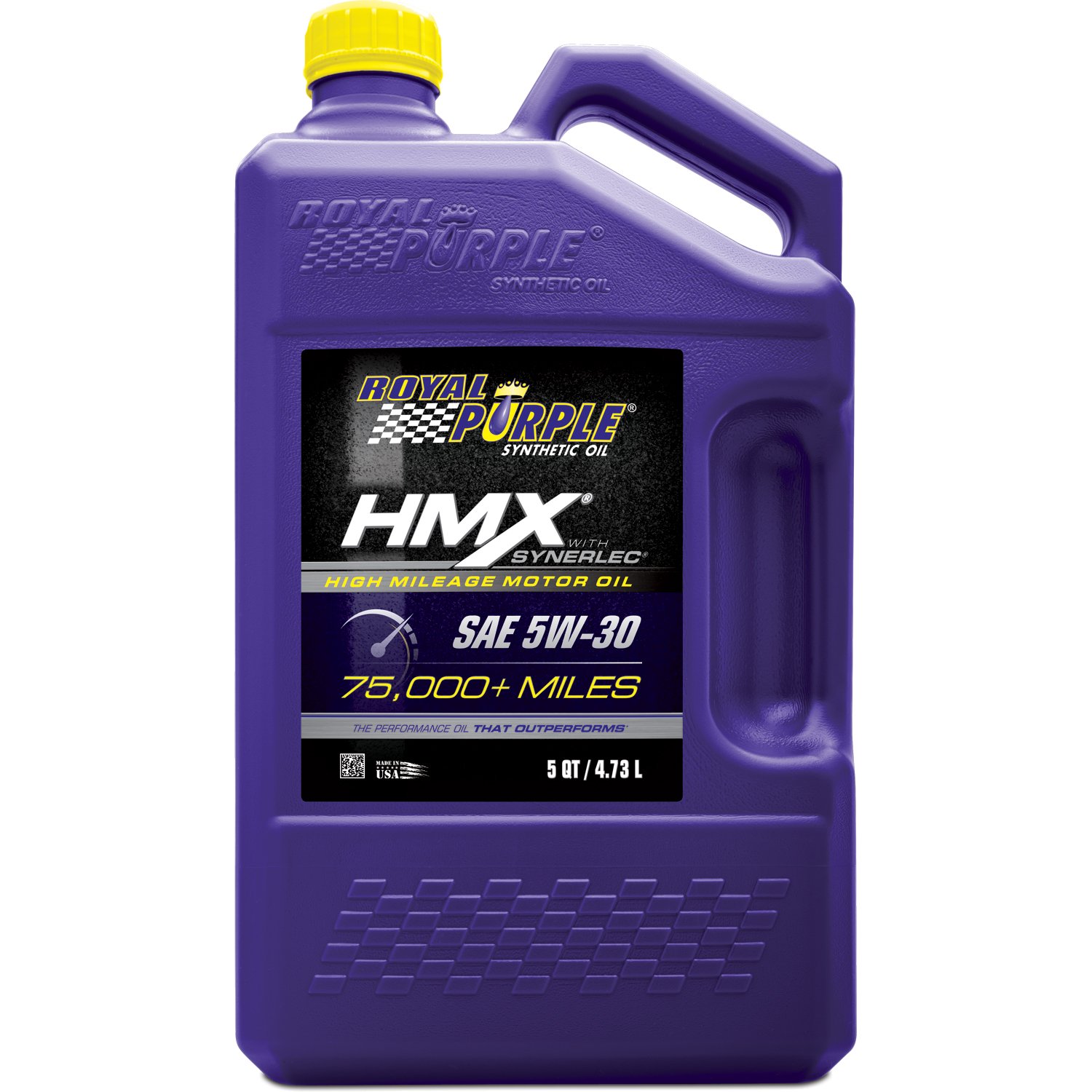 Picture of Royal Purple 11748 HMX SAE High-Mileage Synthetic Motor Oil - 5W-30 5 Quart