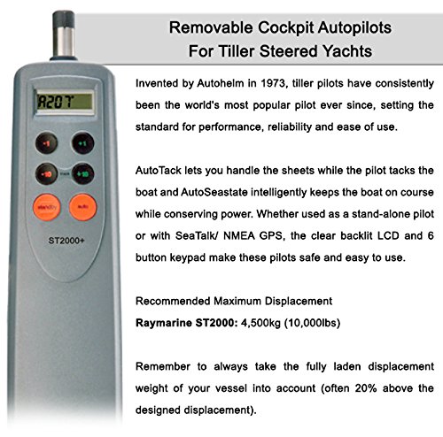 Raymarine A12005 ST2000 Removable Cockpit Autopilot for Tiller Steering