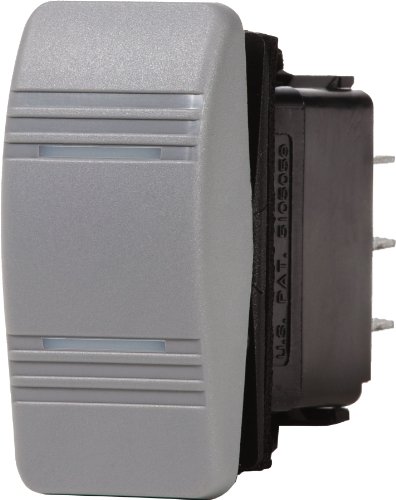 Blue Sea Systems 8275 Contura DPDT Rocker Switch Gray Water Resistant