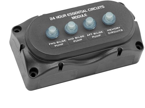 BEP Marine 706-4W 24-Hour Essential Circuits Module with Push-Reset Circuit Breakers