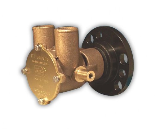 Jabsco 50410-1201 Flange Mount Engine Cooling Pump 1-1/4 Inch Bronze