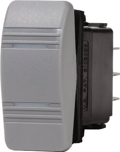 Blue Sea Systems 8220 Water Resistant Contura III Switch Gray On-Off-On DPDT