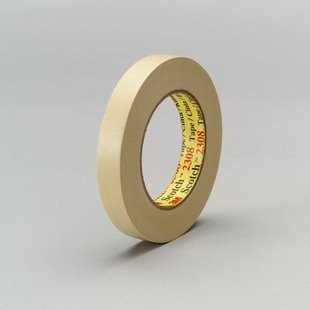 3M 06545 3M Automotive Masking Tape, 06545, 18 mm x 55 m (Individual Roll)