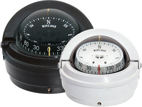 Ritchie Navigation S-87W Voyager Compass Surface Mount - White