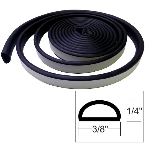 Taco Metals V30-1333B10-1 Weather Seal 1/4" X 3/8" Black EPDM Rubber 10 Feet