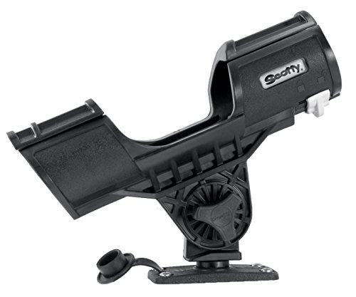 Scotty Downriggers 400-BK Orca Rod Holder with 241 Side/Deck Mount