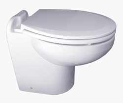 Raritan Engineering 220HF01202 Marine Elegance 12V Electric Toilet Fresh Water White
