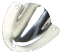 Whitecap Industries S-1388C Stainless Steel Clam Shell Midget Vent 1-1/2" x 1-3/4"