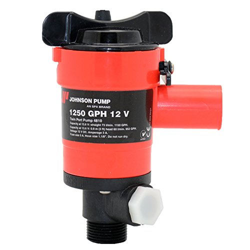 Johnson Pumps 48103 Dual Port Livewell/Washdown Pump 1250 GPH