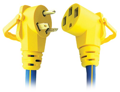 Voltec Industries 16-00508 30 Amp RV Extension Cord with E-Zee Grip, 25 Feet