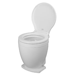 Jabsco 58500-1012 Lite Flush 12V Electric Marine Toilet with Control Panel