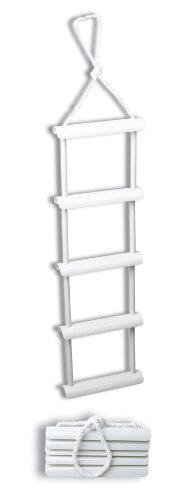 Attwood Marine 11865-4 5-Step Rope Boarding Ladder