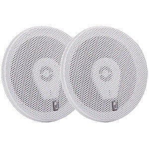 Poly Planar MA8506W 6" Titanium Series 3-Way Marine Speakers White