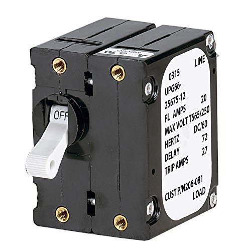 Paneltronics 206-082S Paneltronics Breaker 25 Amps Double Pole A-Frame Magnetic