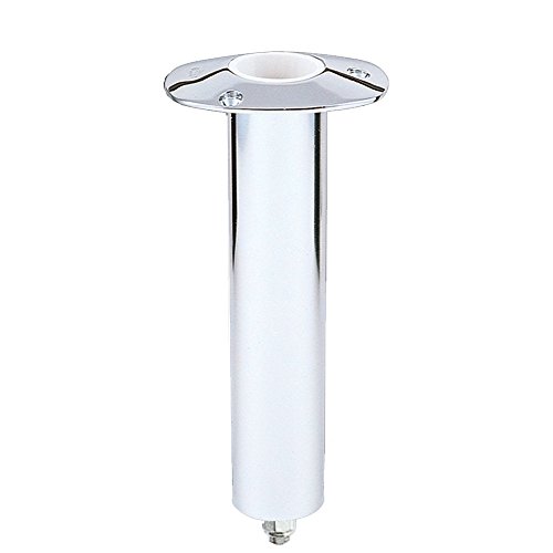Lee's Tackle RH5367V 0 Degree Swivel Base Flush Mount Rod Holder 2" x 9" Stainless Steel