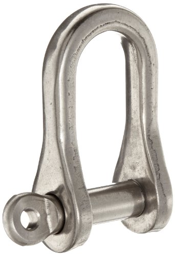 Ronstan RF619 RONSTAN STANDARD DEE SHACKLE 3/8" PIN 1 1/2"L X 21/32"W