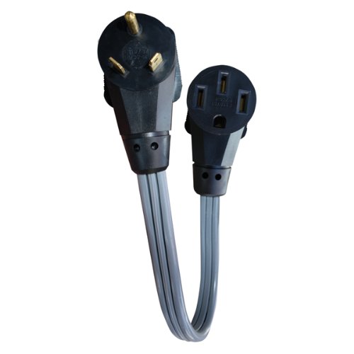 Voltec Industries 16-00570 30 Amp Male to 50 Amp Female RV Power Adapter 12 Inch