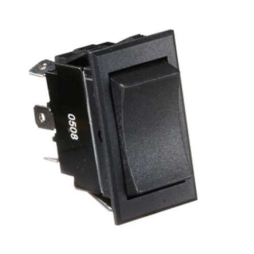 RV Designer S225 20A 6-Terminal Rocker Switch Black