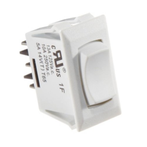 RV Designer S345 Rocker Switch 10A On-Off-On White