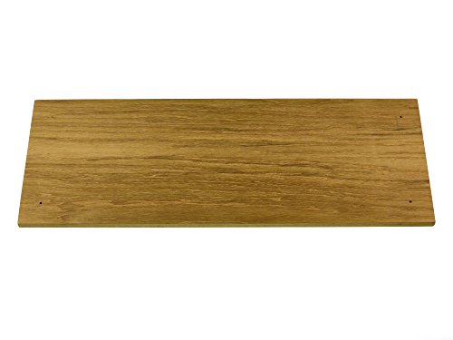 Whitecap Industries 60502 Large Teak Deck Step with Non-Skid Grooves