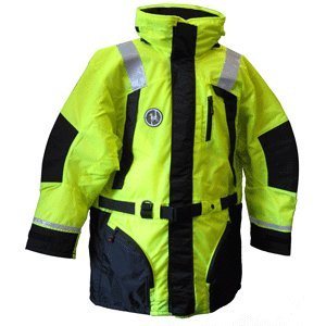 First Watch AC-1100-HV-L Hi-Vis Flotation Coat USCG Type III Large Yellow