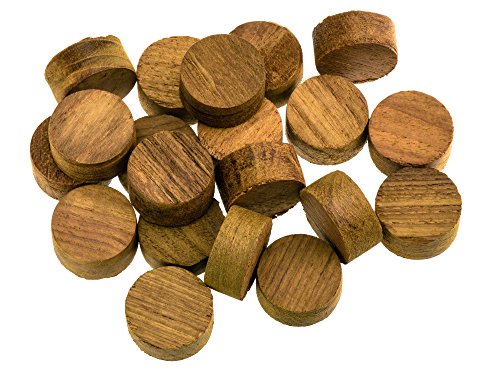 Whitecap Industries 60155-20 Teak Wood Plugs 1 Inch 20 Pack