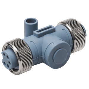 Maretron NM-NF-NF Mini Tee Connector NMEA 2000 Male Left Female Bottom Female Right