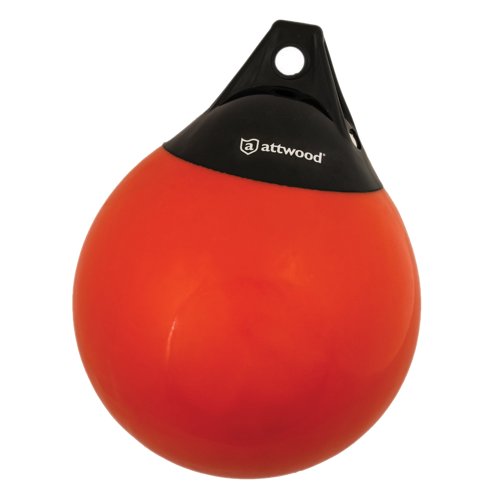 Attwood Marine 9350-4 Anchor Buoy 9 Inch Fluorescent Orange