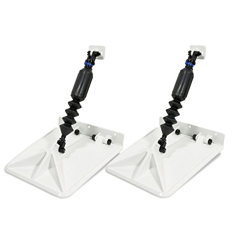 Nauticus SXW9510-40 Smart Tabs SX 9.5x10 Composite Trim Tabs with 40lb Actuator White