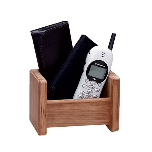 Whitecap Industries 62524 Teak Mini Hold All Rack Organizer