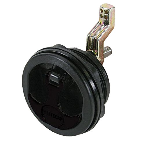 Whitecap Industries 3230BC T-Handle Latch Black Nylon Non-Locking 3 Inch