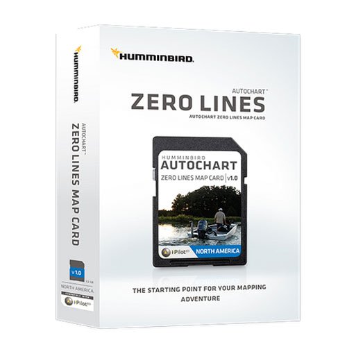 Humminbird 600033-1 AutoChart Zero Line 32GB SD Card Mapping Software