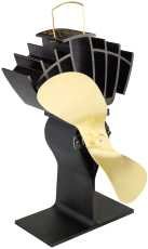 Caframo 810CABBX Ecofan UltraAir Heat Powered Stove Fan with Gold Blade