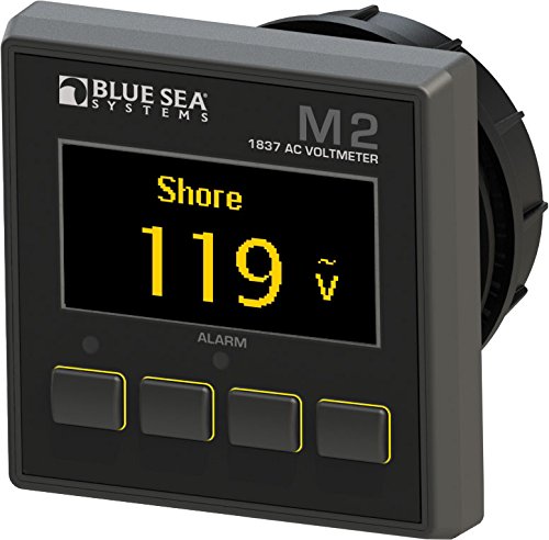 Blue Sea Systems 1837 M2 AC Voltmeter Dual Circuit Monitor