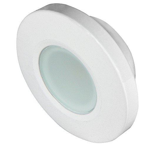 Lumitec 112527 Orbit Flush Mount LED Down Light Spectrum RGBW White Housing