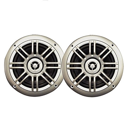 Milennia MILSPK652S Milennia 6.5" 150w 2-Way Silver Marine Speakers Spk652s