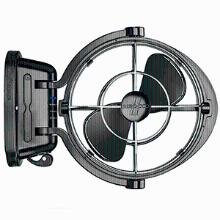 Caframo 7010CABBX Sirocco II 12-24V 3-Speed 7" Gimbal Fan Black