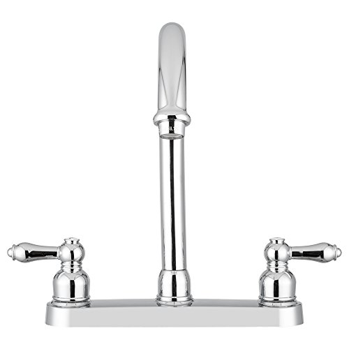 Dura Faucet DFPK340LCP Non-Metallic Hi-Rise RV Kitchen Faucet Chrome Finish