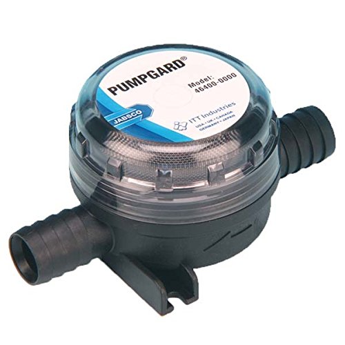 Jabsco 46400-0002 Pumpguard Inline Strainer 1/2" Hose Barb Fine Mesh Filter