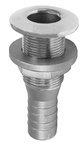 Buck Algonquin 70THH112 Stainless Steel Thru-Hull Fitting 1-1/8 Inch with Hose End