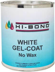 Hi Bond 701440 White Gel Coat No Wax Quart with Hardener