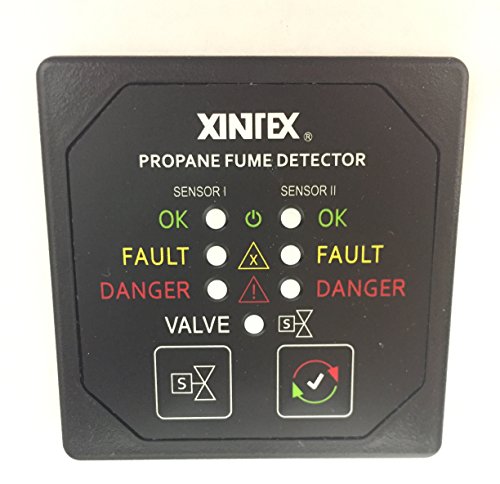 Fireboy P-2BS-R Propane Fume Detector Dual Channel with Solenoid Valve Control and 2 Sensors