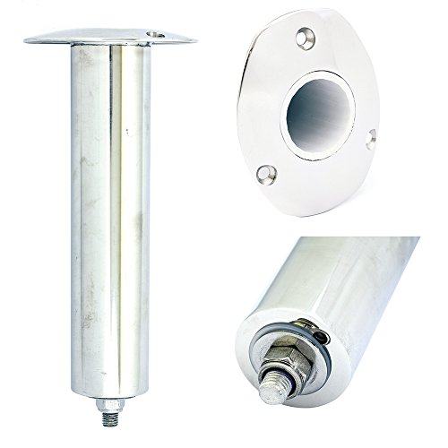 Tigress 88522 Swivel Base Gunnel Rod Holder with 0Â° Oval Head, 10.5 Inch