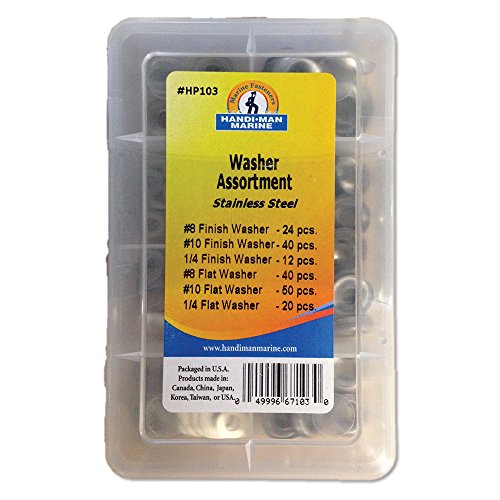 Handiman / S&J HP103 Stainless Steel Marine Washer Assortment Kit