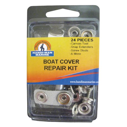 Handiman / S&J 561014 Boat Cover Repair Kit 24-Piece Marine Canvas Fastener Set