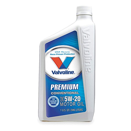 Valvoline 797974 Premium Conventional 5W-20 Motor Oil - 1 Quart Bottles (Case of 6)